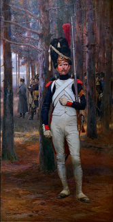 Grenadier à pied de la Vieille-Garde peint par Edouard Detaille.png