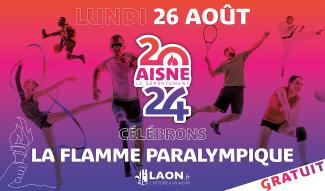 Bannière Flamme Paralympique Laon