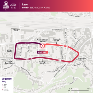 Parcours flamme paralympique Laon