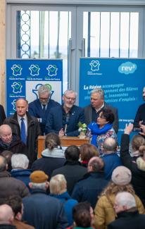 Francois Rampelberg inauguration marché couvert Chauny