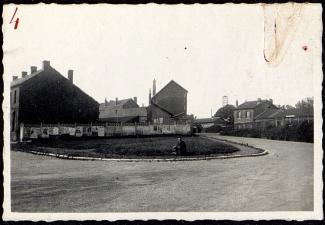 L’emplacement du monument en 1948 avant les travaux ©Arch. dép. Aisne SC/4M301