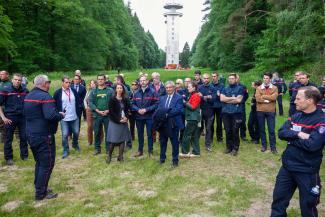 exercice feu de forêt