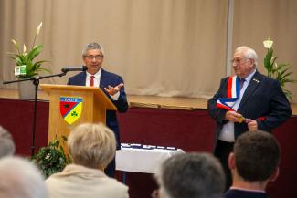 Inauguration du clocher de Jussy discours du PDC