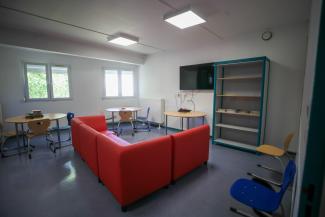 Foyer avec ecran internat Vervins