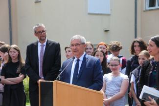 Discours de Nicolas Fricoteaux a l'inauguration de l'internat de Vervins