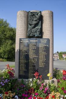 La liste des noms du monument aux Résistants et Déportés de Bohain-en-Vermandois ©CD02