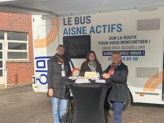 Présence du bus Aisne Actifs au Forum des métiers de l’agriculture et de l’agroalimentaire 