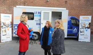 Passage du bus Aisne actifs en Thiérache