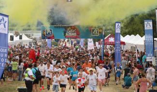 Départ de la color run des Estiv'Aisne 2026