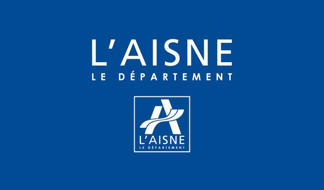 Logo et identité graphique du Département de l'Aisne.