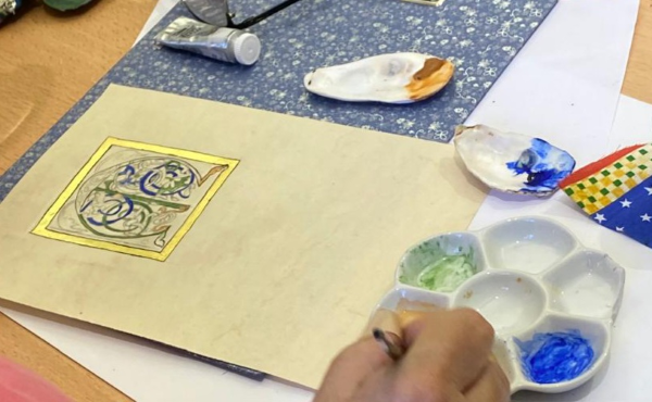 atelier d'enluminure