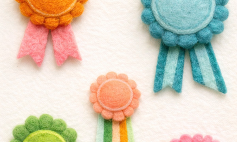 Atelier feutrine - Fabrique ta médaille