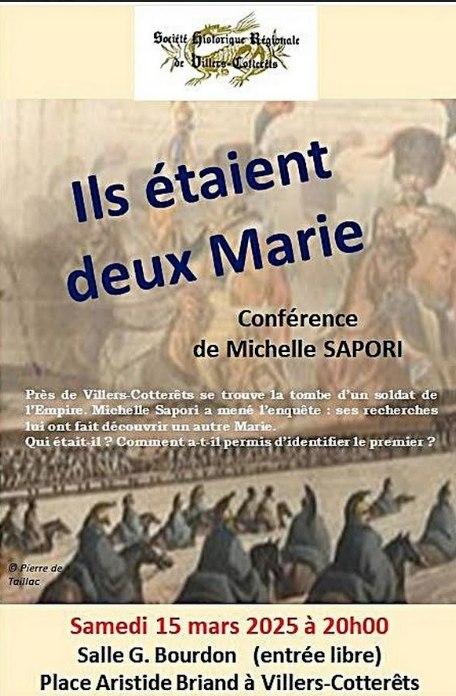 Conférence les deux Marie