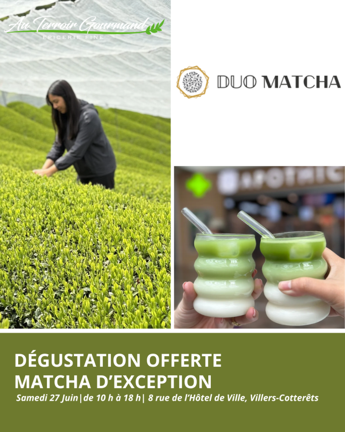 Degustation Matcha exception Duo Matcha