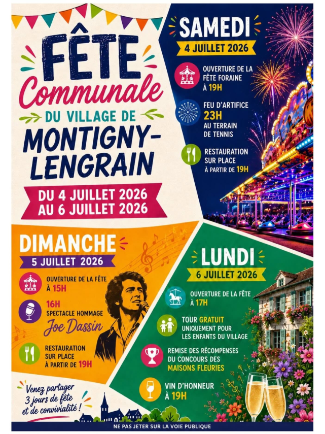 Fête communale 2026
