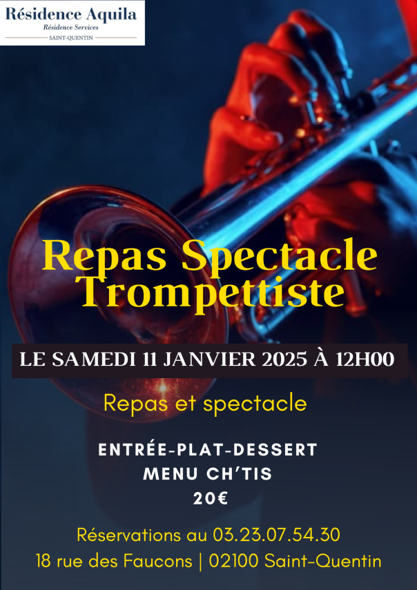 Repas Spectacle trompettiste