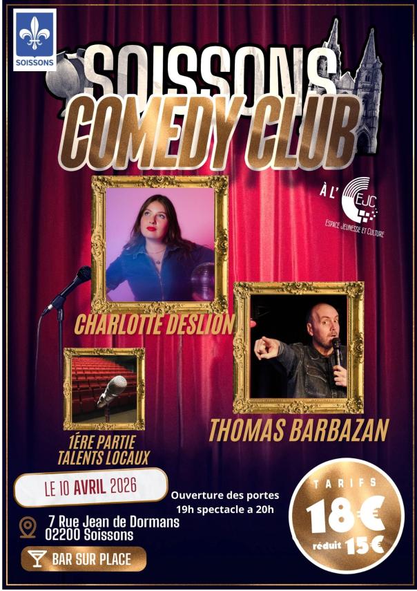 Soissons comedy club avril 26