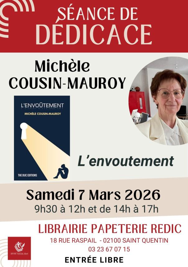 Bleu beige blanc Moderne et simple Séance de dédicace Affiche - 1