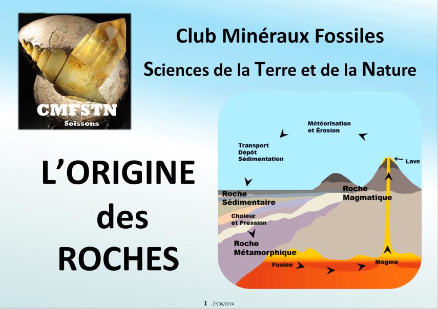 Origine des Roches