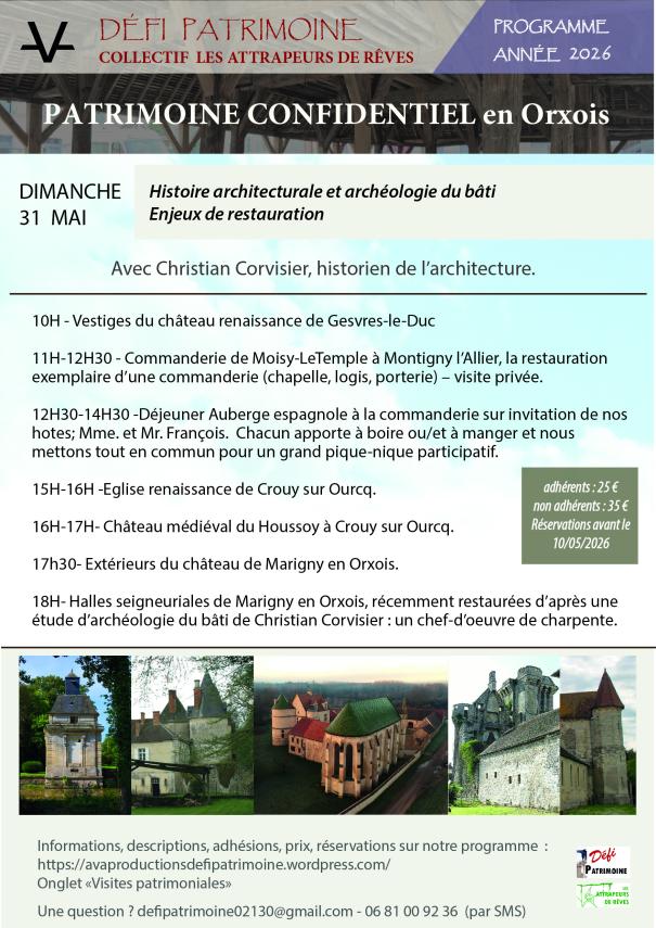 programme sorties DEFI  thierache  2026